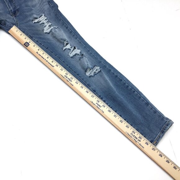 Aeropostale Women's Jeans Super High Rise Jegging Distressed Stretch size 6S - Picture 5 of 9